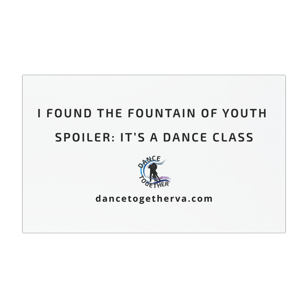 Fountain of Youth - Dance Car Magnet
