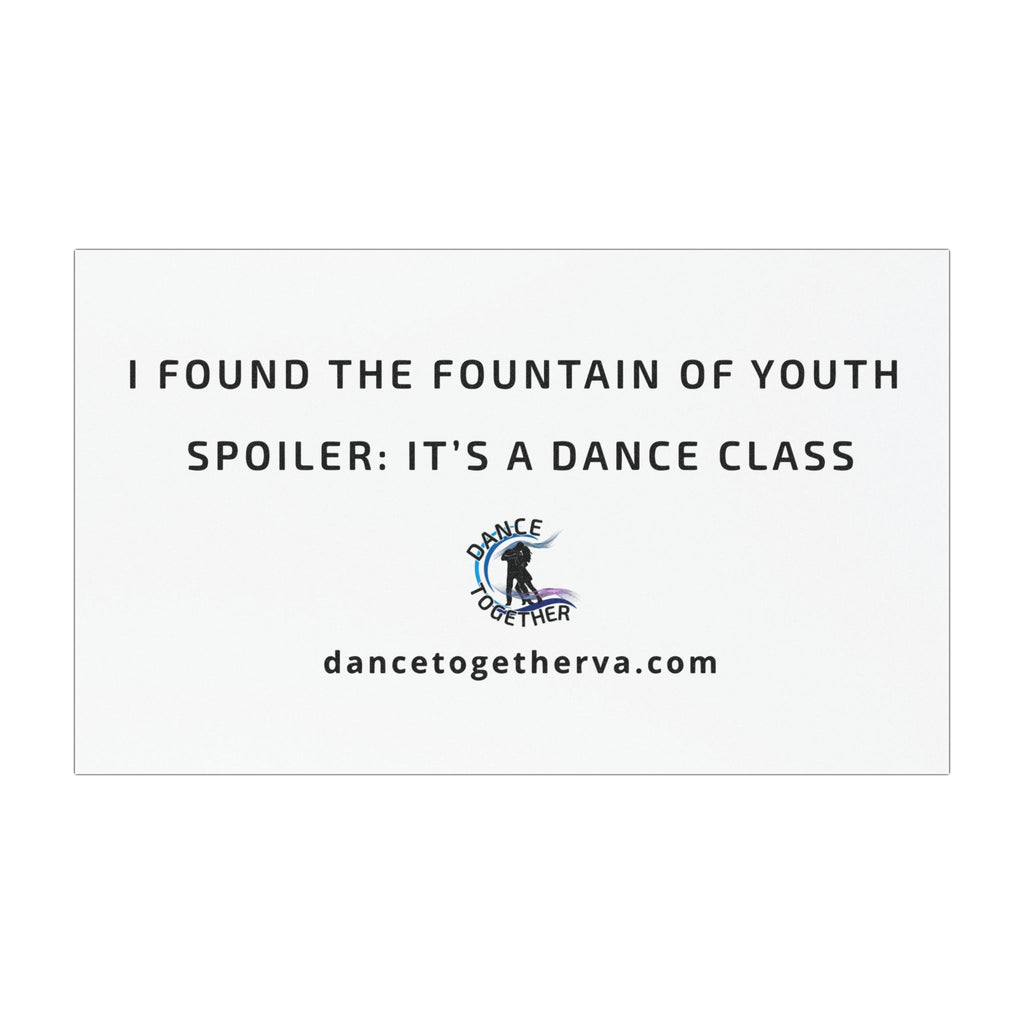 Fountain of Youth - Dance Car Magnet