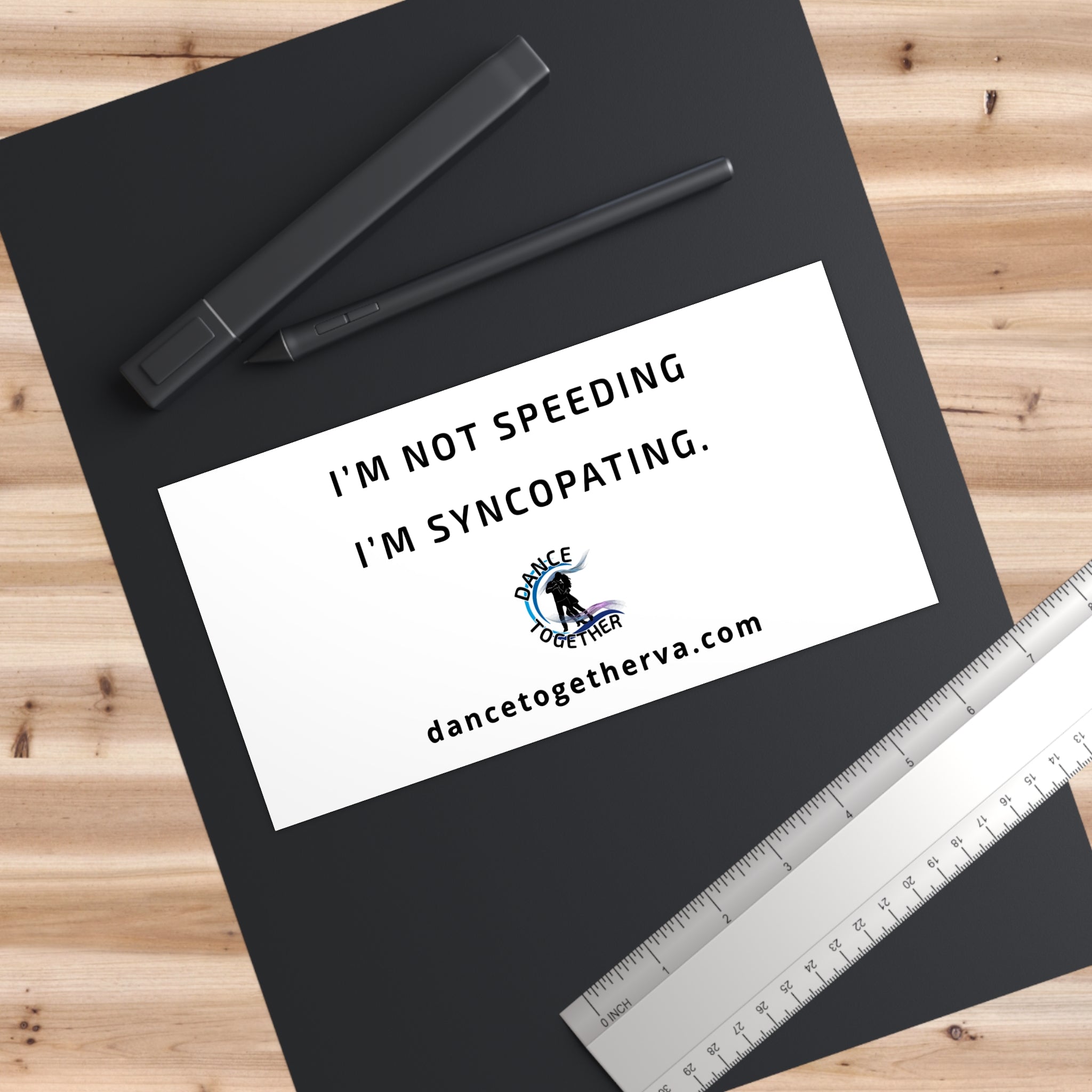 Syncopating - Dance Bumper Sticker