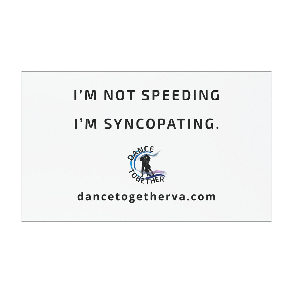 Syncopating - Dance Car Magnet