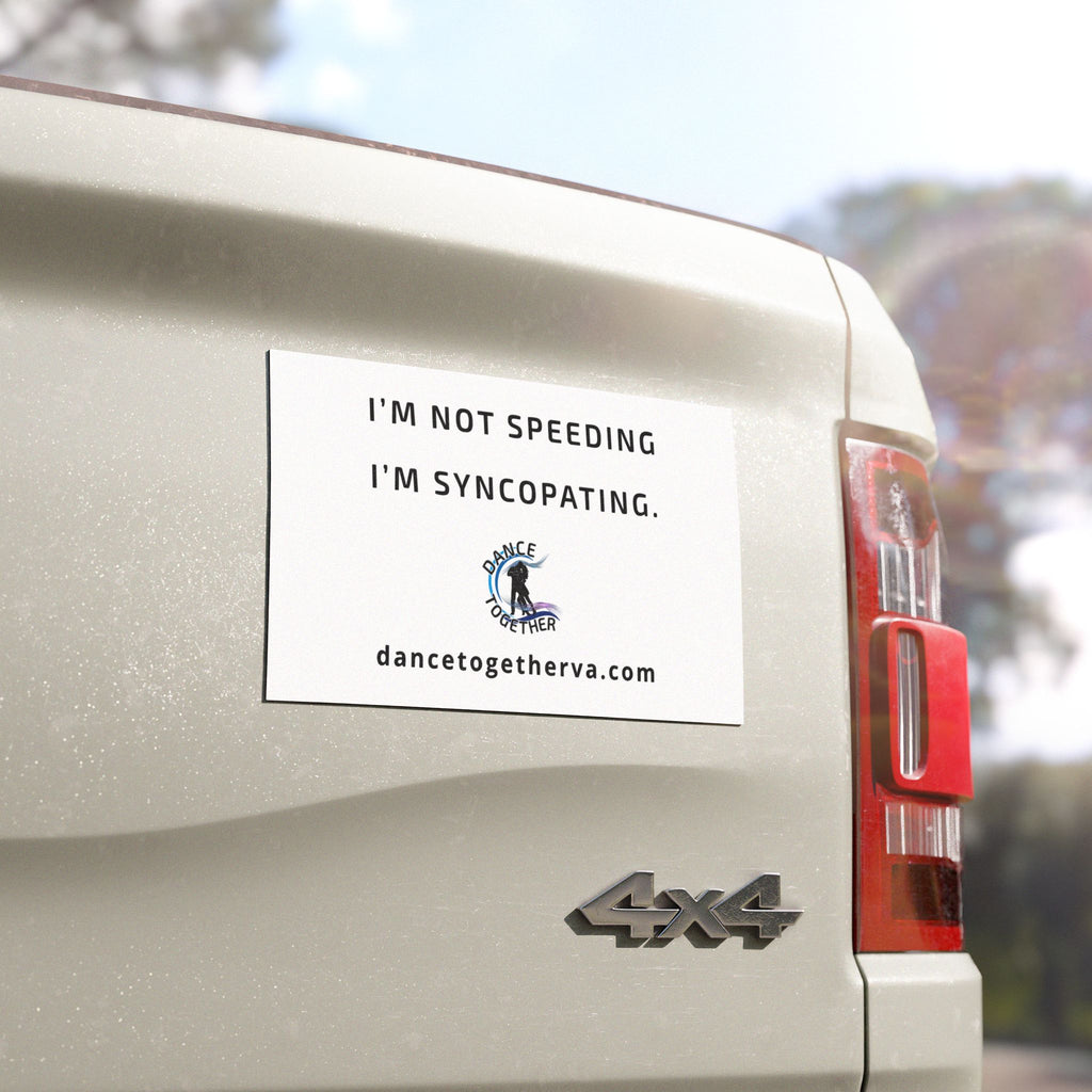 Syncopating - Dance Car Magnet